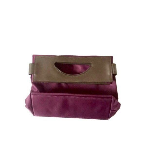 Lancel Convertible Nylon Bag with Leather Trim - Picture 4 of 6